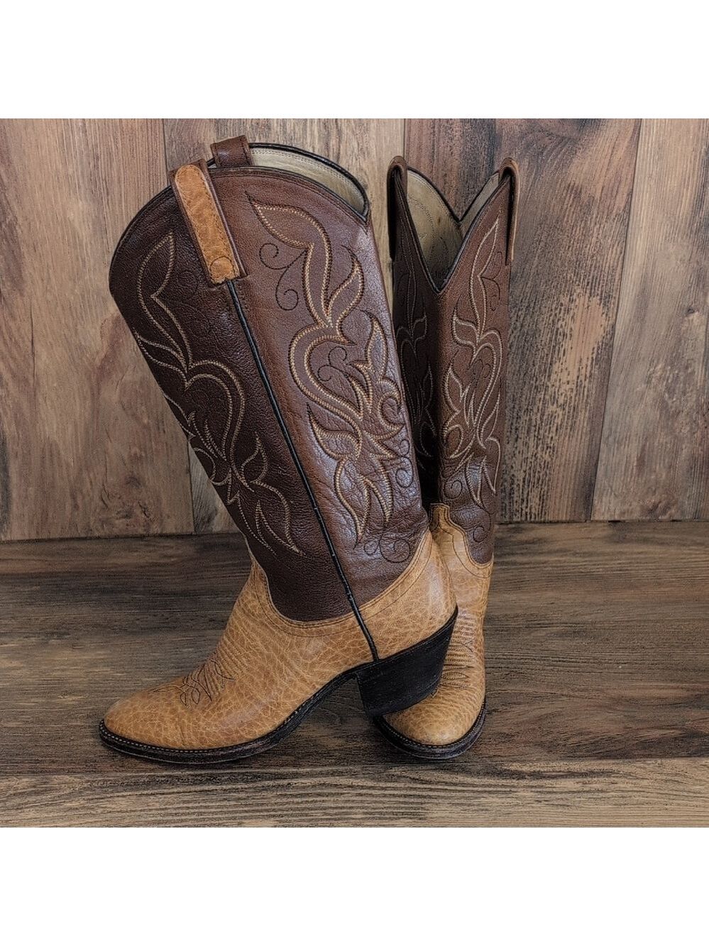 Dan Post 4286 Vintage Western Cowgirl Boots 8 A                 M491